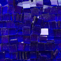 Μεμονωμένες γυάλινες ψηφίδες Tiffany Glacier 15 mm – ουλτραμαρίν