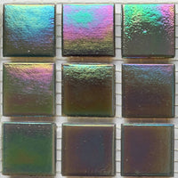 Ιριδίζουσες γυάλινες ψηφίδες 20mm – Mistkristal - mosaicshop