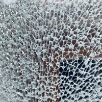 Γυάλινες ψηφίδες – Safety Glass – ασημί, με καθρέφτη - mosaicshop