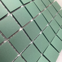 Winckelmans Vert Foncé – ματ ψηφίδες 20x20 mm σε πλέγμα