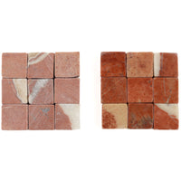 Μαρμάρινες ψηφίδες 10mm – Rosso Verona