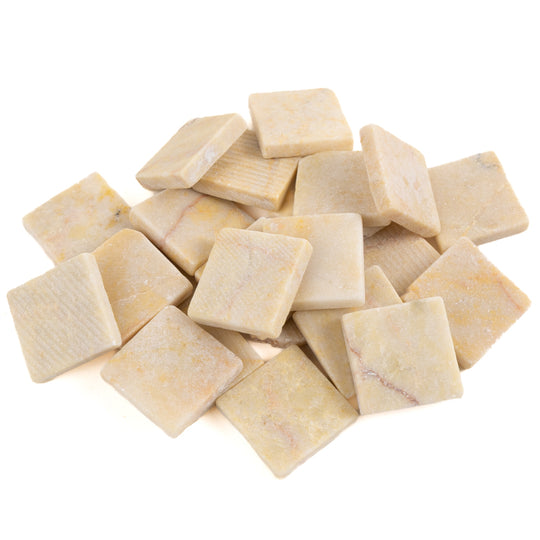 Μαρμάρινες ψηφίδες 20mm – Giallo Cream