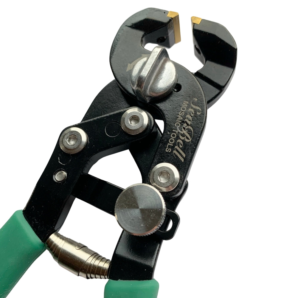 Λεπτομέρεια: Πένσα κοπής ψηφίδων MaxPro Compound - Seabell Mosaic Tools