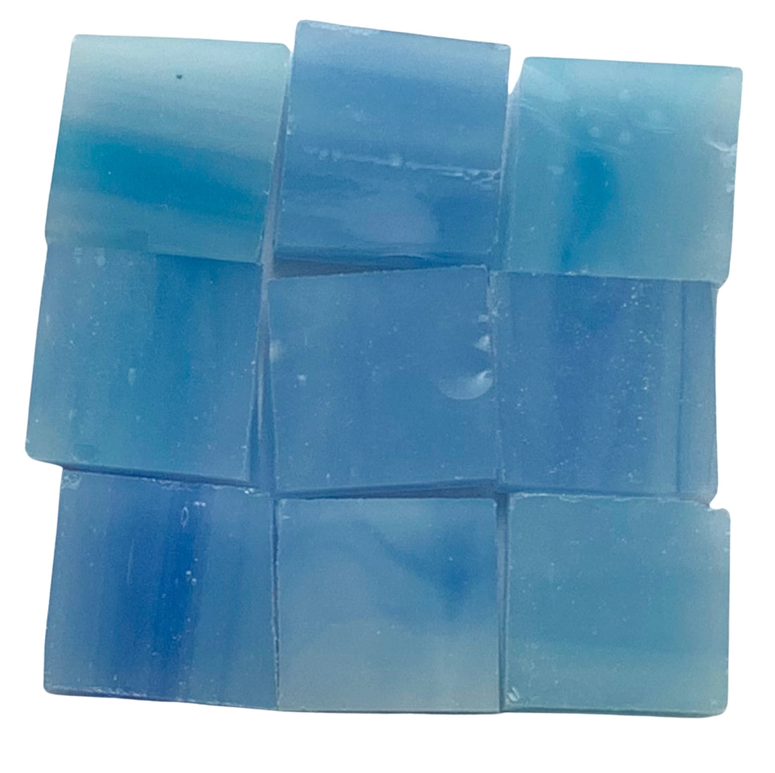 Γυάλινες ψηφίδες Tiffany Glacier 10mm – Καραϊβική