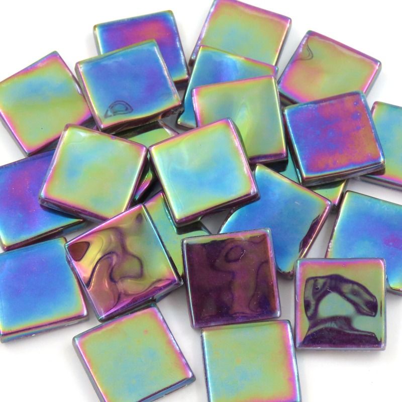 Ιριδίζοντα κυματιστά Crystal 20mm – μοβ του βατόμουρου