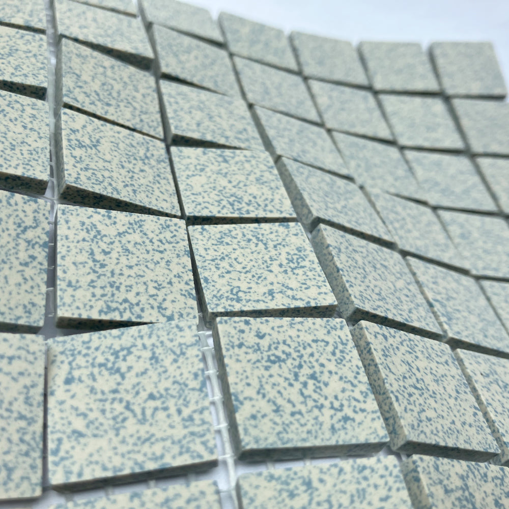 Winckelmans Bleu 208 Mouchetés – ματ ψηφίδες 20x20 mm σε πλέγμα