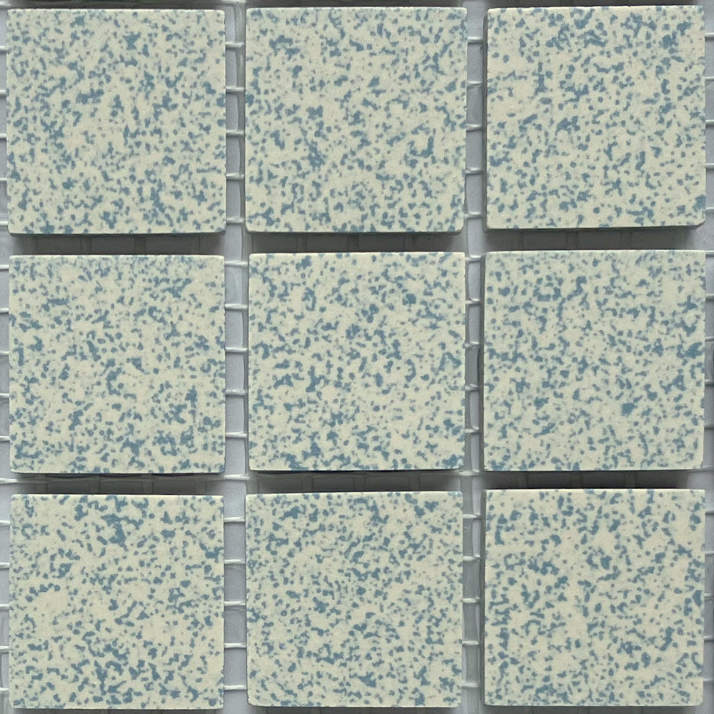 Winckelmans Bleu 208 Mouchetés – ματ ψηφίδες 20x20 mm σε πλέγμα