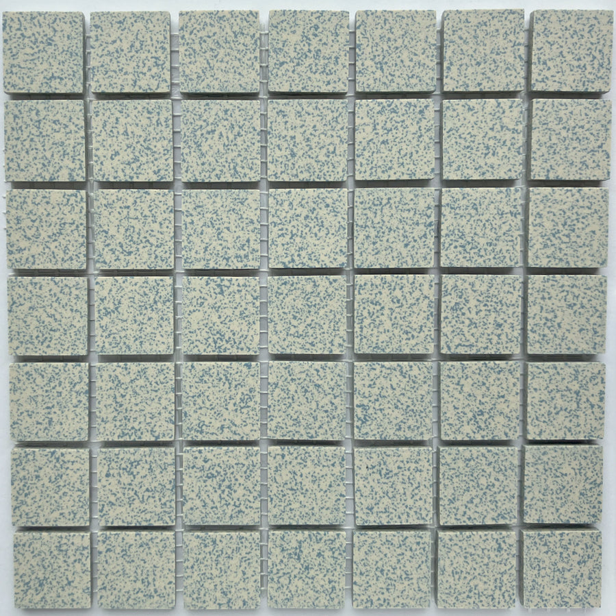 Winckelmans Bleu 208 Mouchetés – ματ ψηφίδες 20x20 mm σε πλέγμα