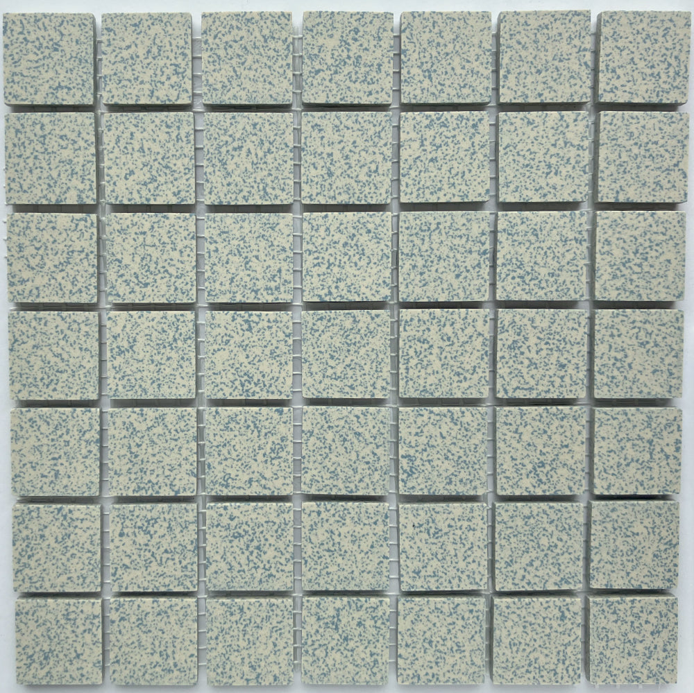 Winckelmans Bleu 208 Mouchetés – ματ ψηφίδες 20x20 mm σε πλέγμα