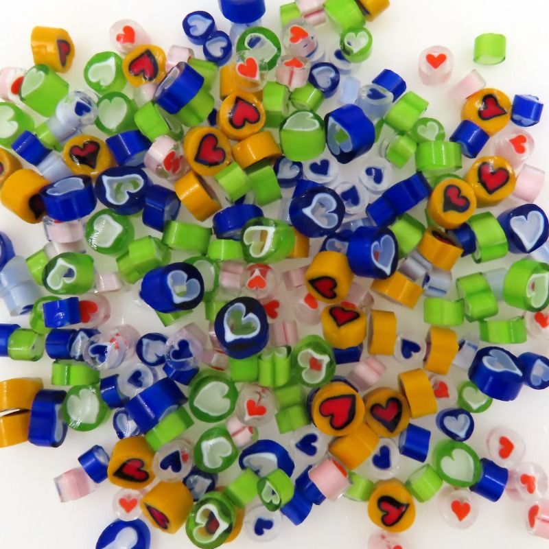 Millefiori – καρδιές