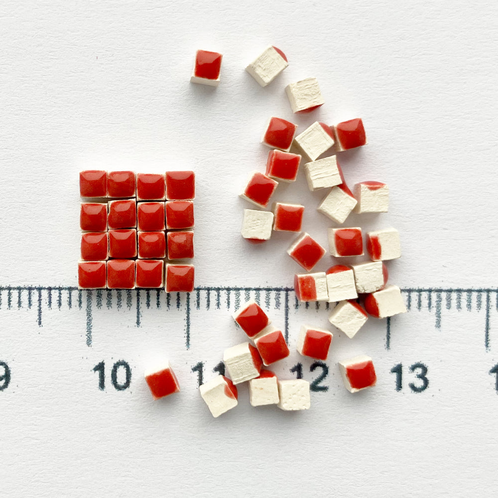 Κεραμικές ψηφίδες Nano 3mm – κόκκινο της ντομάτας