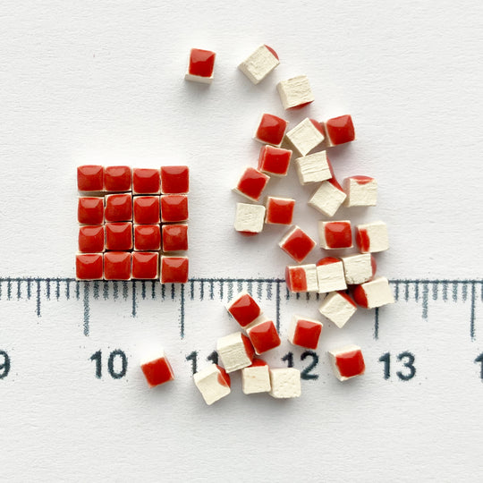 Κεραμικές ψηφίδες Nano 3mm – κόκκινο της ντομάτας