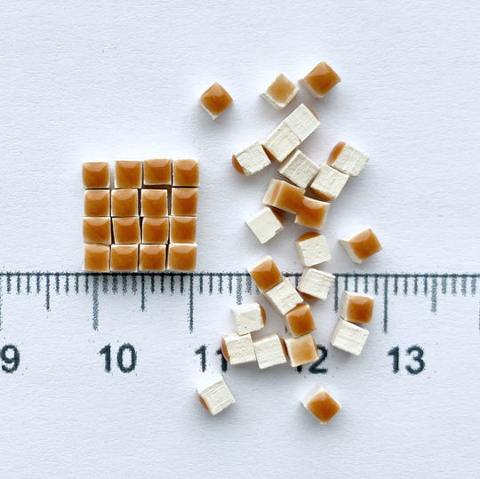 Κεραμικές ψηφίδες Nano 3mm – πορτοκαλί
