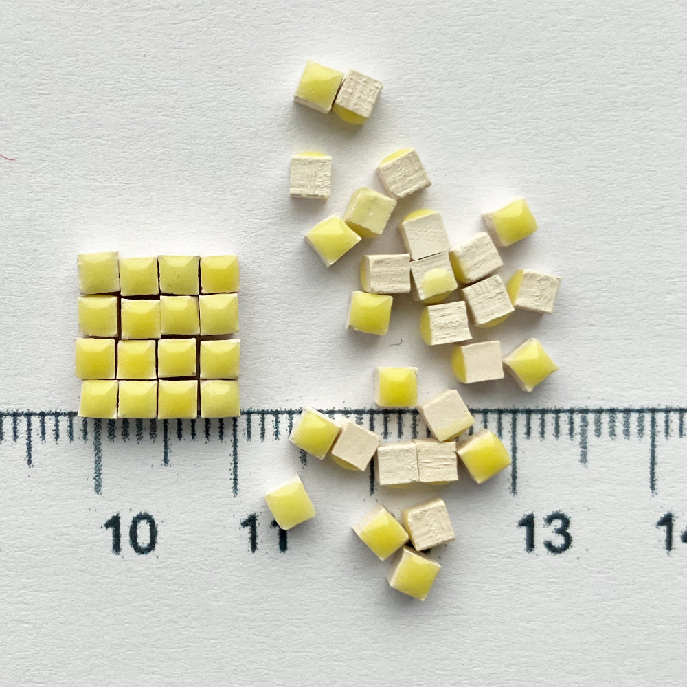 Κεραμικές ψηφίδες Nano 3mm – λεμονί