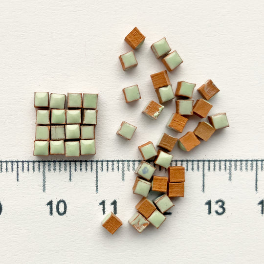 Κεραμικές ψηφίδες Nano 3mm – πράσινο της μέντας