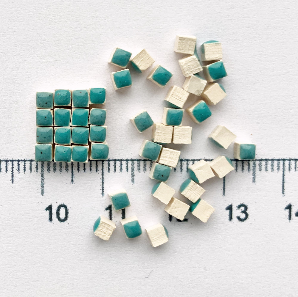 Κεραμικές ψηφίδες Nano 3mm – τυρκουάζ