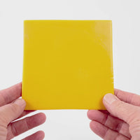 Video showing Morasutti Smalti mosaic tile – yellow – 11.5 x 11.5 cm, rotated to show full tile