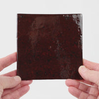 Video showing Morasutti Smalti mosaic tile – brown – 11.5 x 11.5 cm, rotated to show full tile