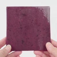 Video showing Morasutti Smalti mosaic tile – pink – 11.5 x 11.5 cm, rotated to show full tile