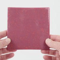 Video showing Morasutti Smalti mosaic tile – coral – 11.5 x 11.5 cm, rotated to show full tile