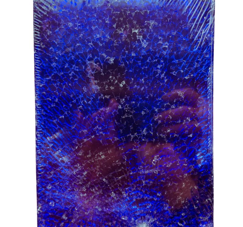 Safety Glass – μπλε ασημί