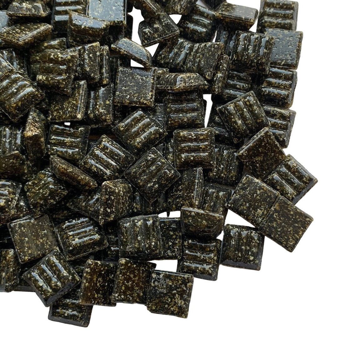 Γυάλινες ψηφίδες 10mm – γήινο καφέ - mosaicshop