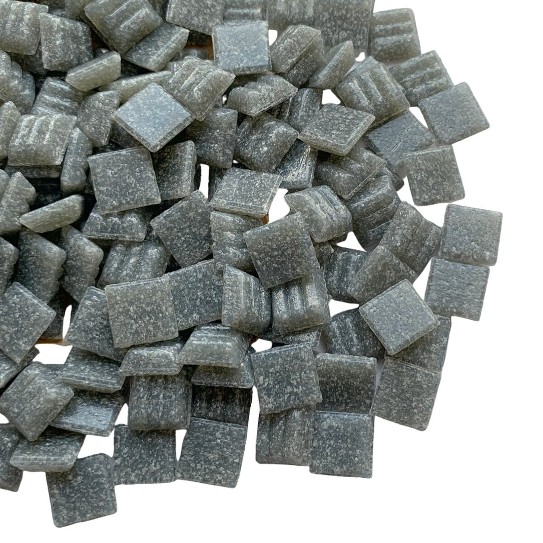 Γυάλινες ψηφίδες 10mm – σκούρο γκρι - mosaicshop
