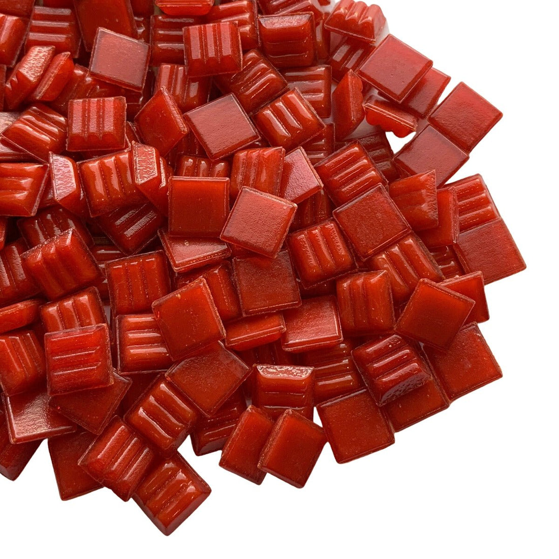 Γυάλινες ψηφίδες 10mm – κόκκινο - mosaicshop