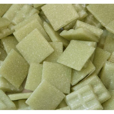 Γυάλινες ψηφίδες 20mm – πράσινο του μήλου - mosaicshop