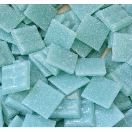 Γυάλινες ψηφίδες 20mm – μπλε της Καραϊβικής - mosaicshop