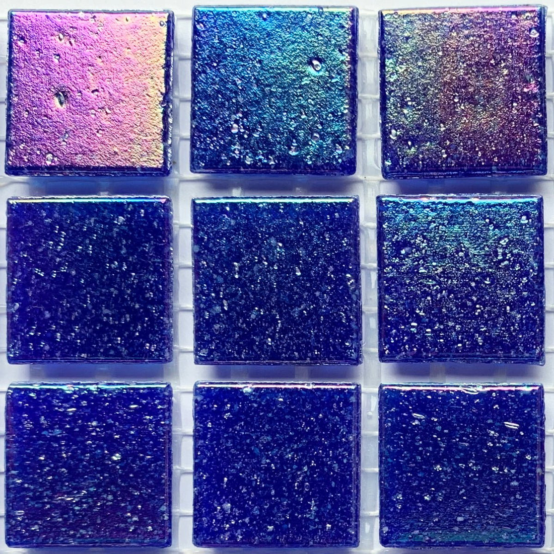 Ιριδίζουσες γυάλινες ψηφίδες 20mm – Paua - mosaicshop