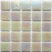 Ιριδίζουσες γυάλινες ψηφίδες 20mm – Κοχύλι - mosaicshop