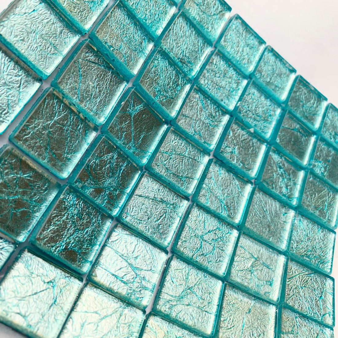 Γυάλινες ψηφίδες – Ψηφίδες καθρέφτη 20mm – Νερό - mosaicshop