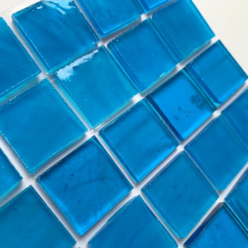 Γυάλινες ψηφίδες Tiffany Glacier 20mm – μπλε - mosaicshop