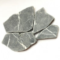 Πολυγωνικές μαρμάρινες ψηφίδες – Nero Mystic — Mosaicshop