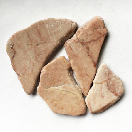 Πολυγωνικές μαρμάρινες ψηφίδες – Pink Cream — Mosaicshop