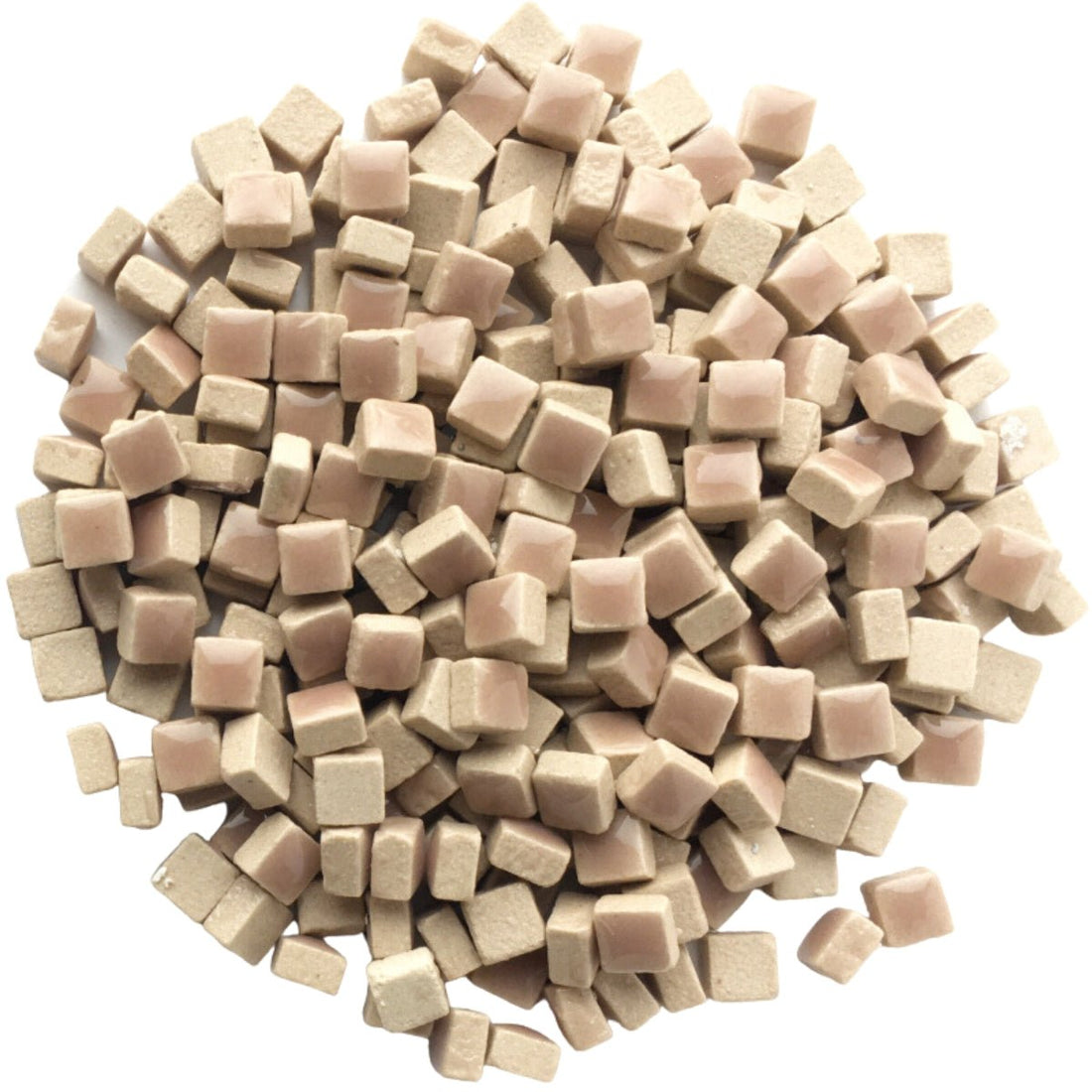 Μικροσκοπικές κεραμικές ψηφίδες 5mm – μπεζ — Mosaicshop