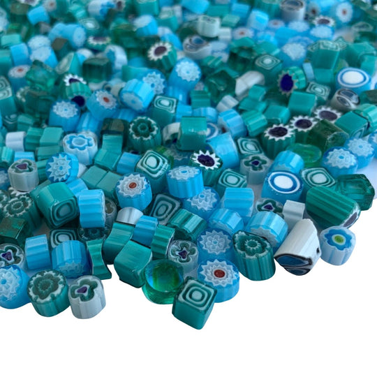 Millefiori – μείγμα μπλε