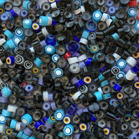 Γυάλινες ψηφίδες – Millefiori – μείγμα ματιών ζώων - mosaicshop