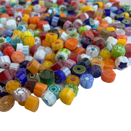 Millefiori – μείγμα χρωμάτων 7/8 διάφανο