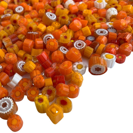 Millefiori – μείγμα πορτοκαλί