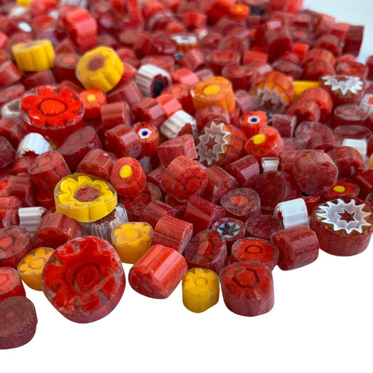 Millefiori – μείγμα κόκκινο