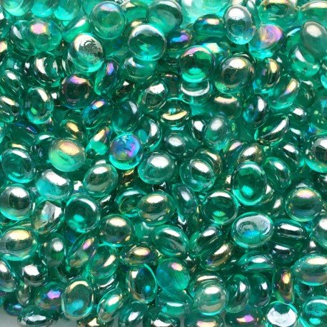 Μίνι γυάλινες σταγόνες 9-13mm – Διαμάντι κυανό