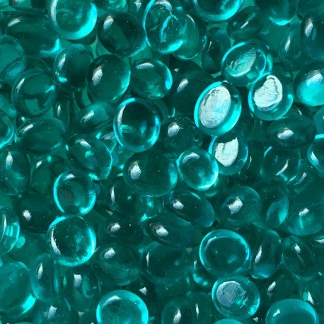 Μίνι γυάλινες σταγόνες 9-13mm – Κρύσταλλο κυανό