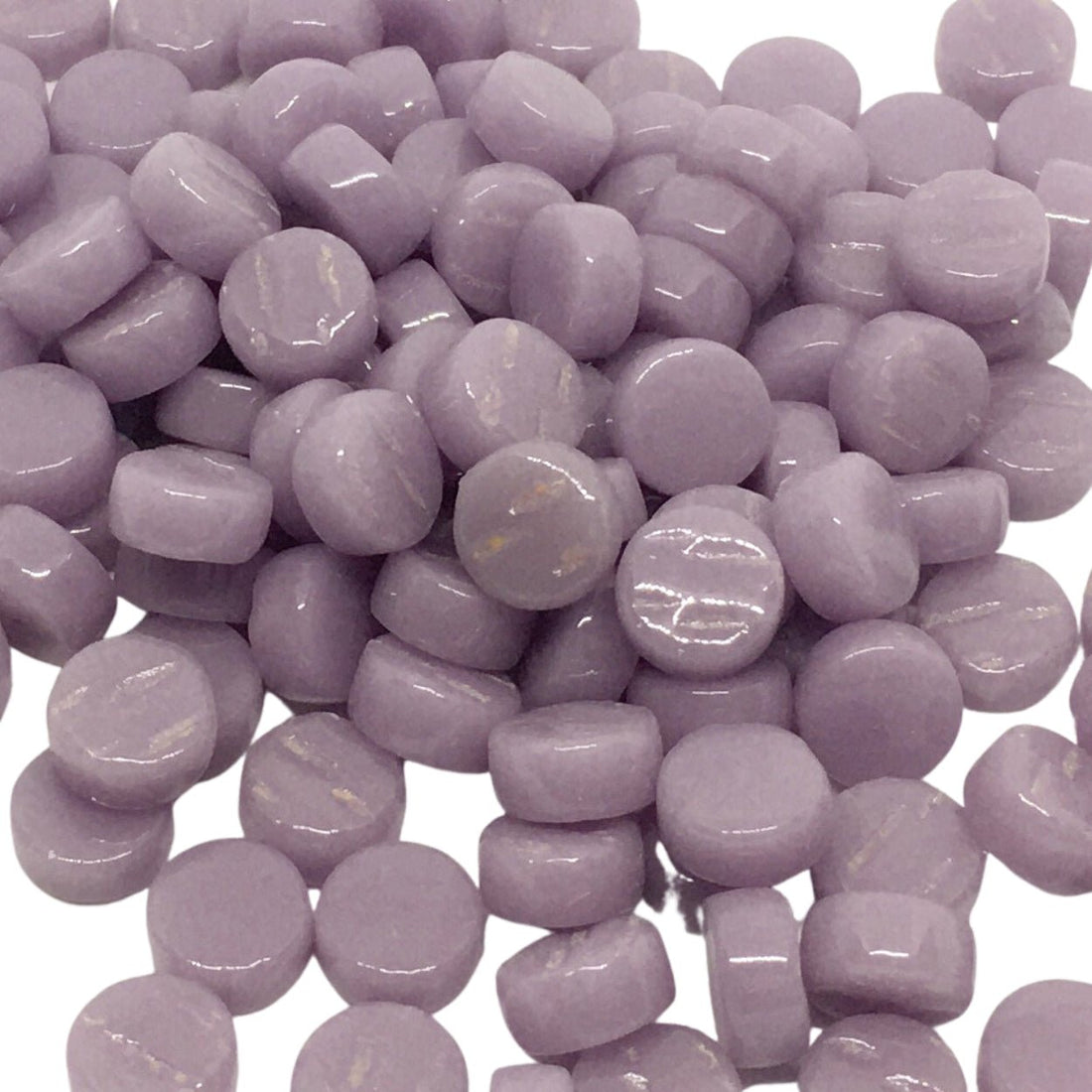 Γυάλινες ψηφίδες – Μίνι κύκλοι 8mm – λιλά - mosaicshop