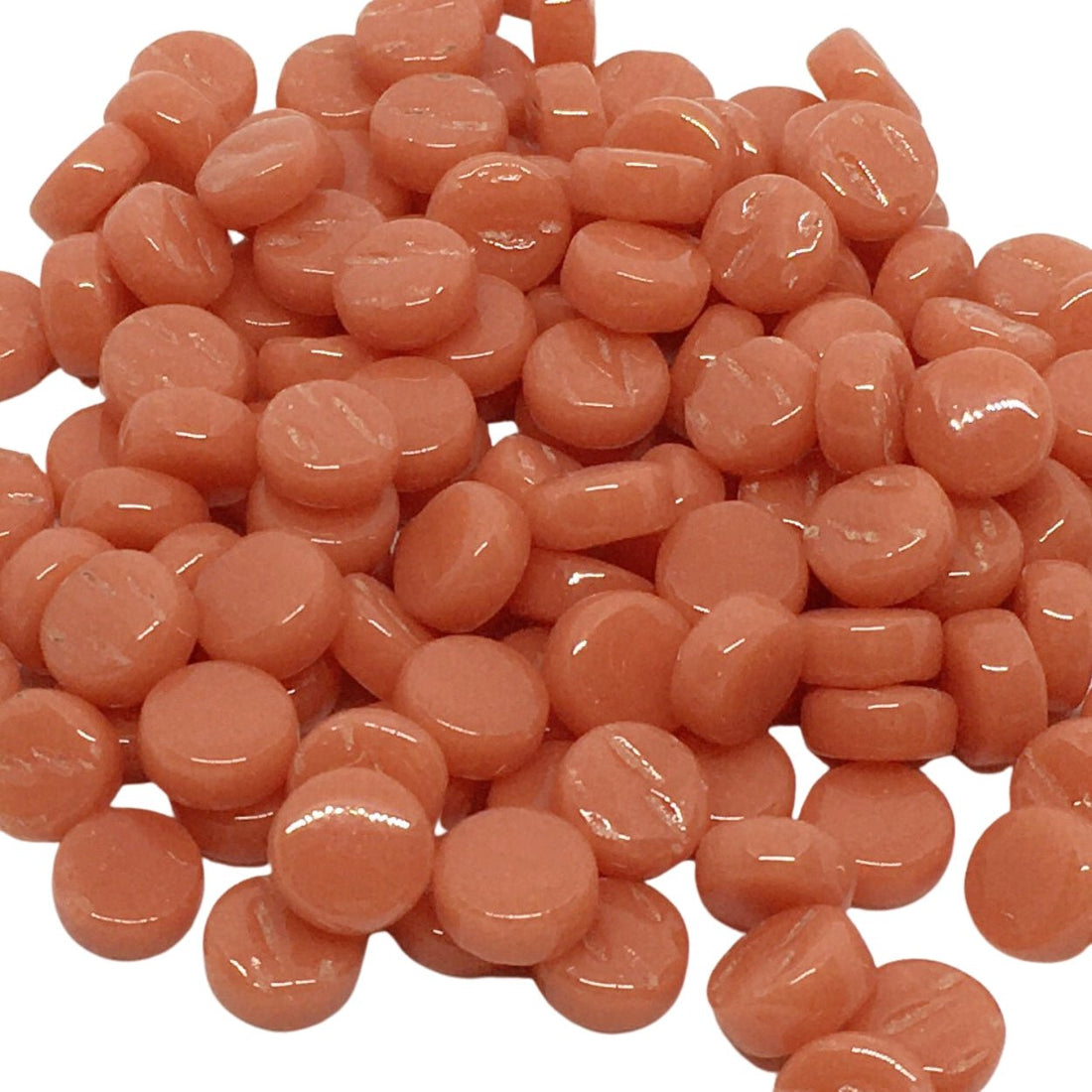 Γυάλινες ψηφίδες – Μίνι κύκλοι 8mm – Καρπούζι - mosaicshop