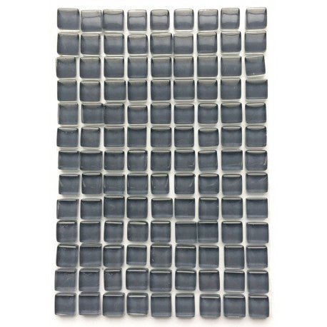 Γυάλινες ψηφίδες – Murrini 10mm – σκούρο γκρι - mosaicshop