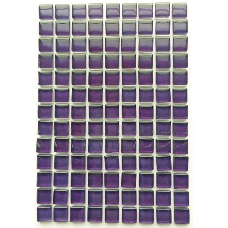 Γυάλινες ψηφίδες – Murrini 10mm – σκούρο μοβ μαλβί - mosaicshop
