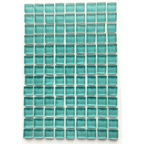 Γυάλινες ψηφίδες – Murrini 10mm – ανοιχτό πράσινο του νερού - mosaicshop