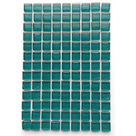 Γυάλινες ψηφίδες – Murrini 10mm – πράσινο του νερού - mosaicshop